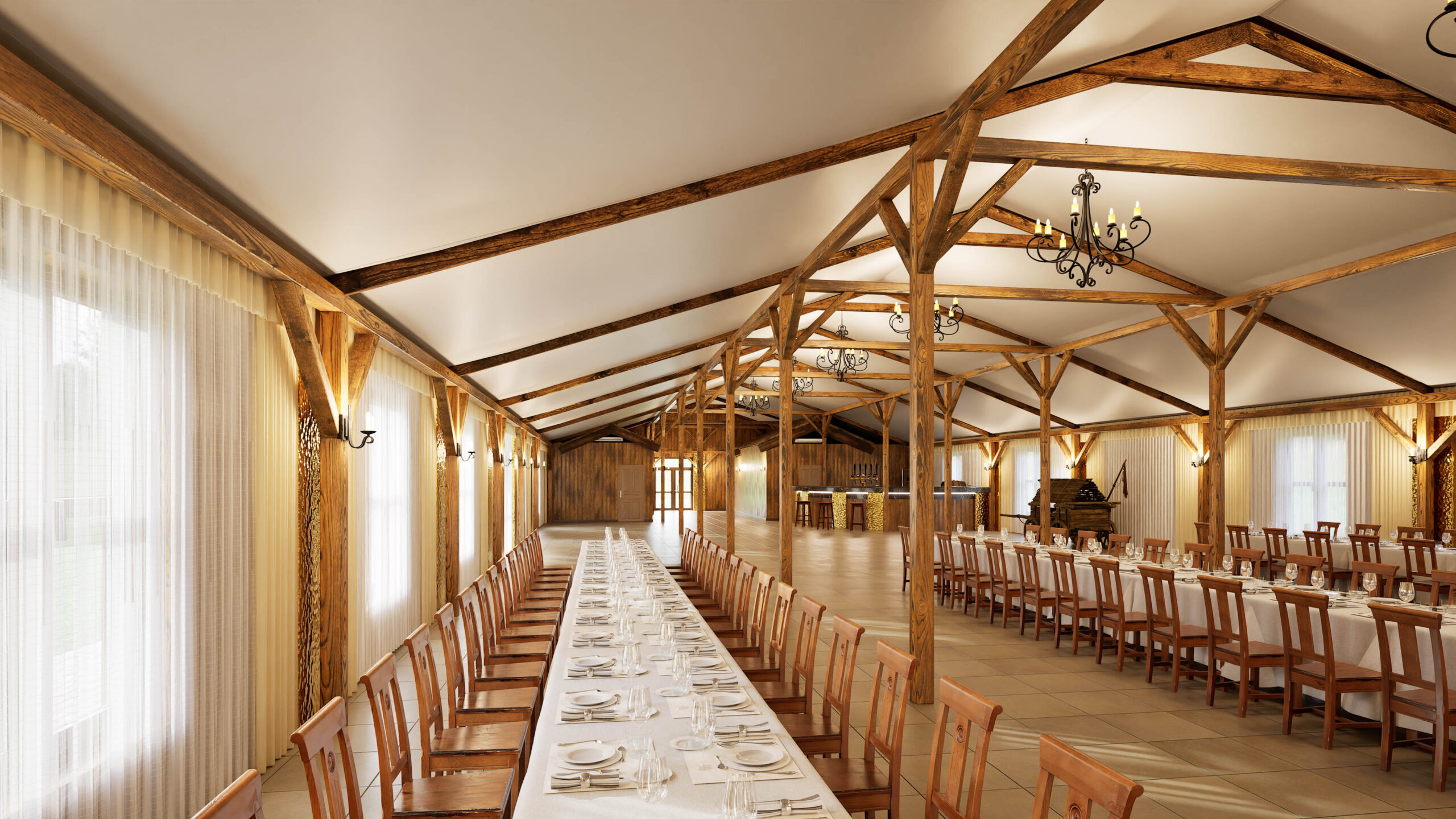 Barn Wedding Hall Interior