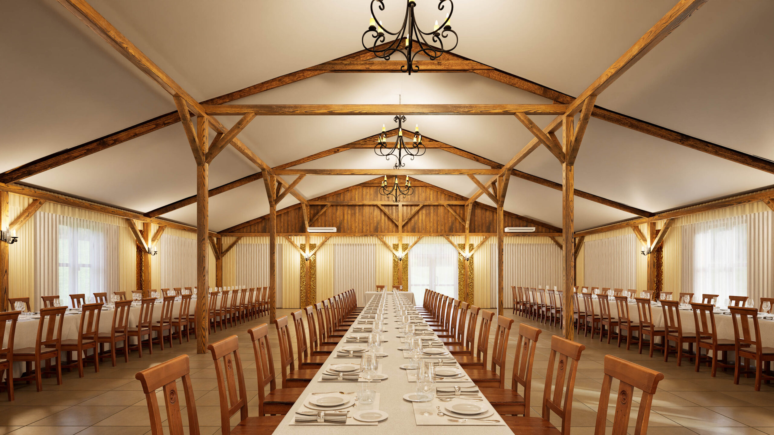 Barn Wedding Hall Interior