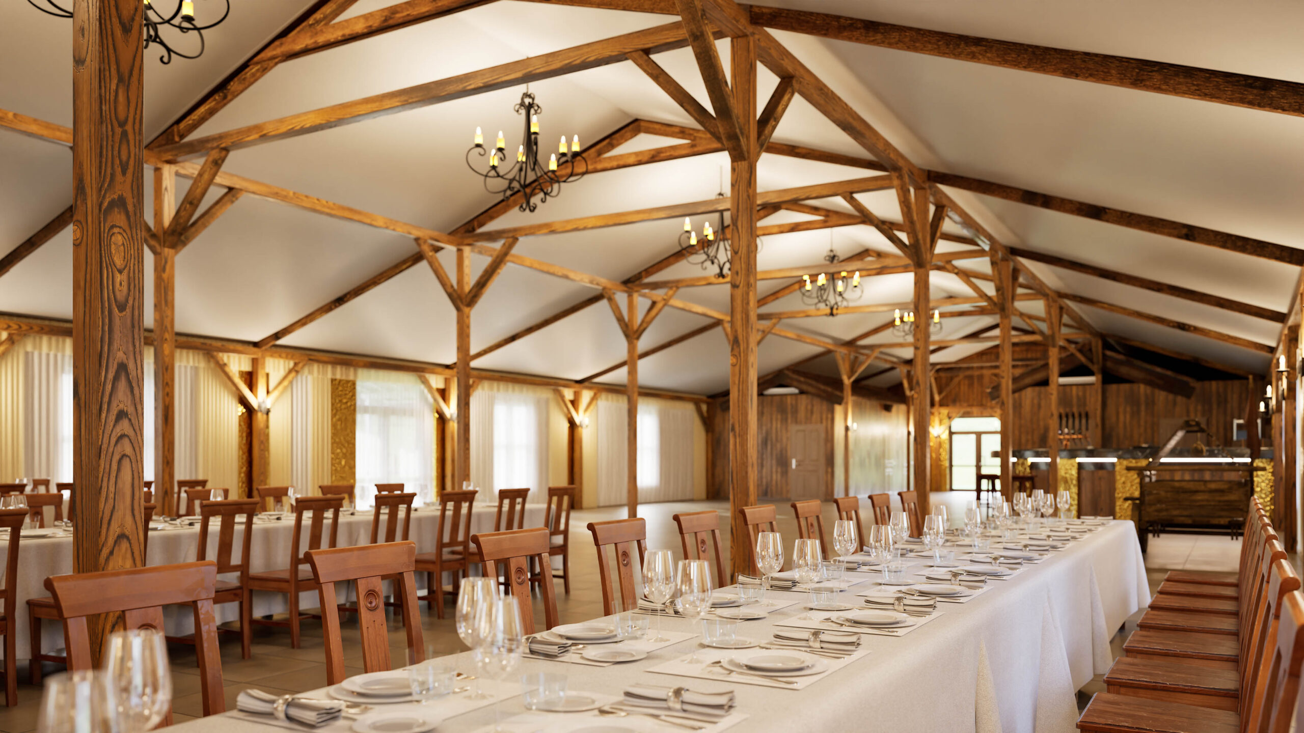 Barn Wedding Hall Interior
