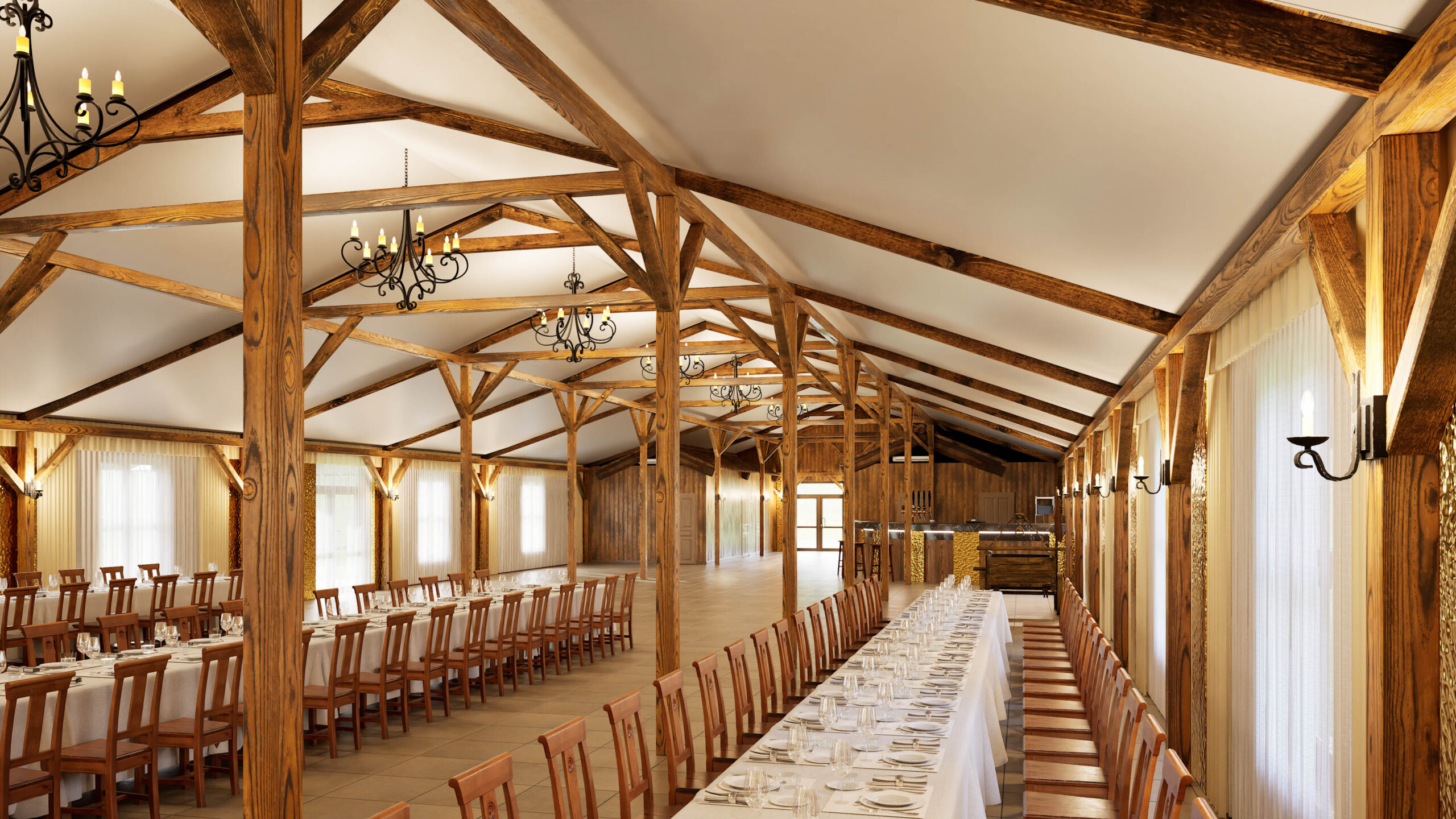 Barn Wedding Hall Interior