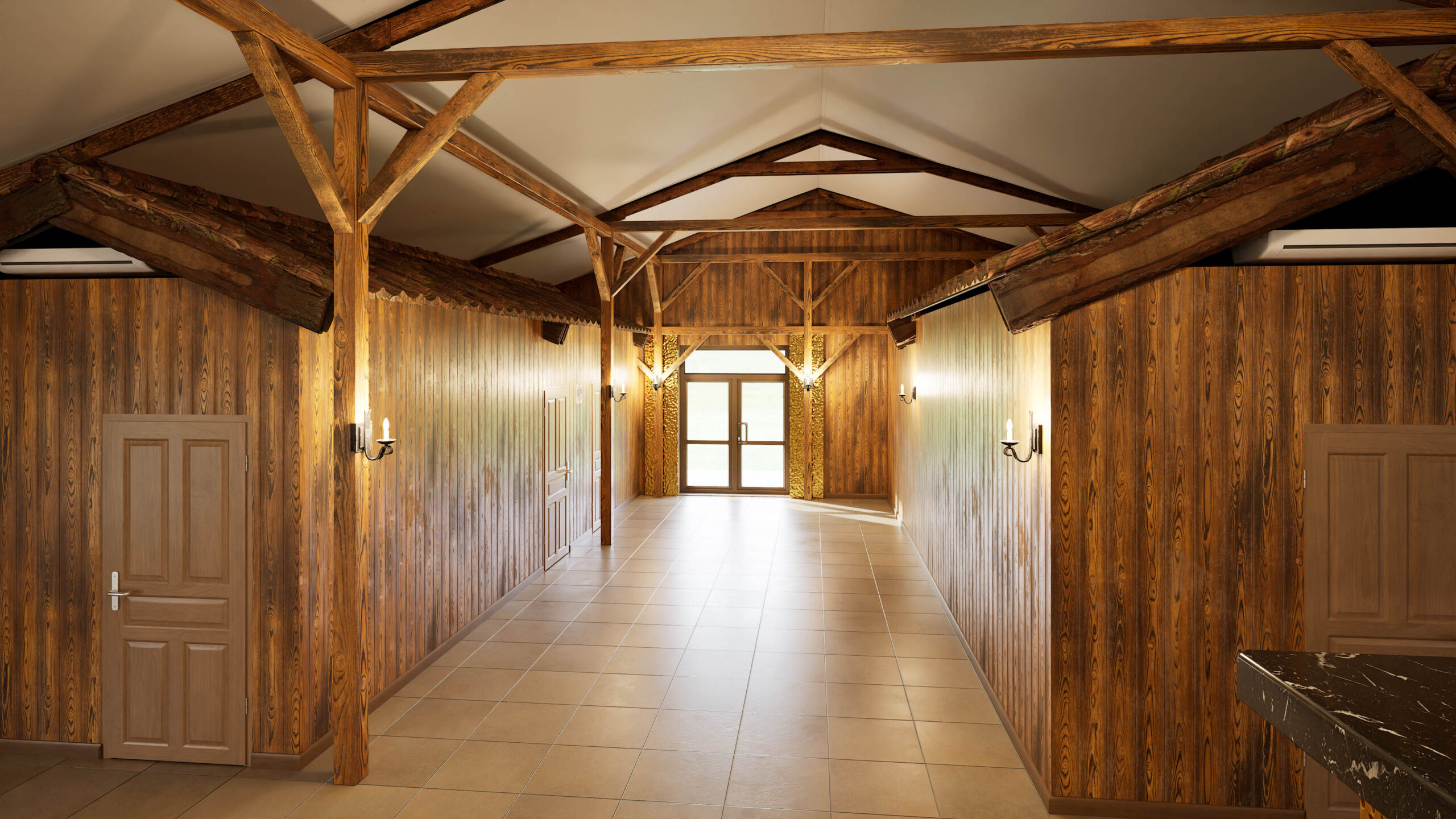 Barn Wedding Hall Interior
